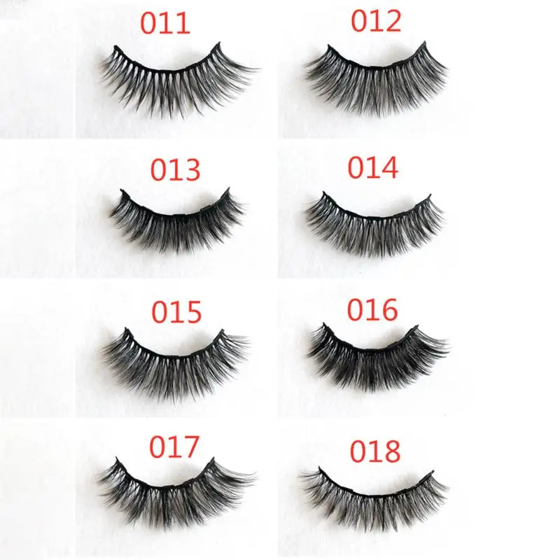 

3 Pairs Magnetic Eyelashes with Magnetic Eyeliner and Tweezer Set Soft Lashes C1FF