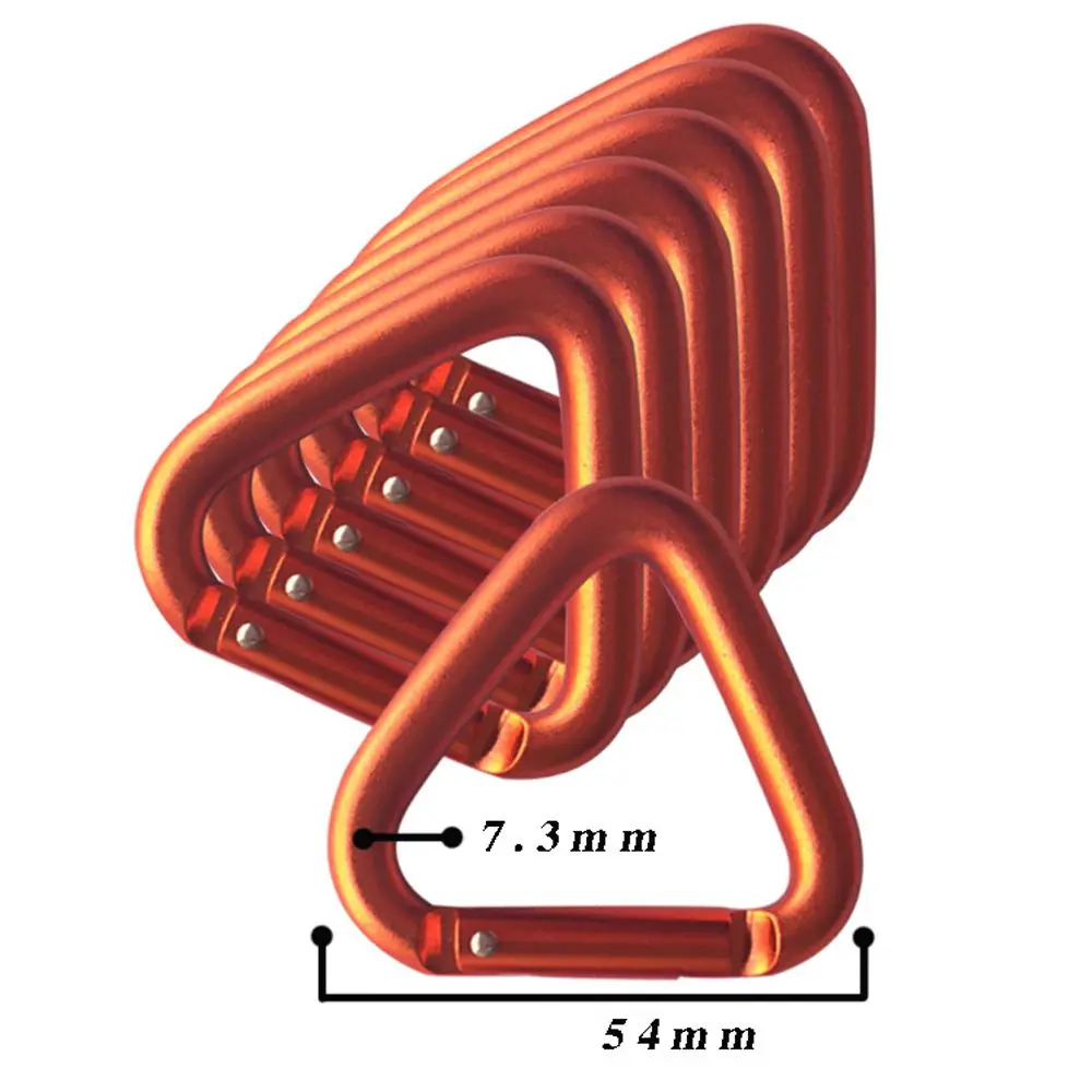5 шт. на открытом воздухе оборудование для кемпинга алюминиевый сплав Карабин