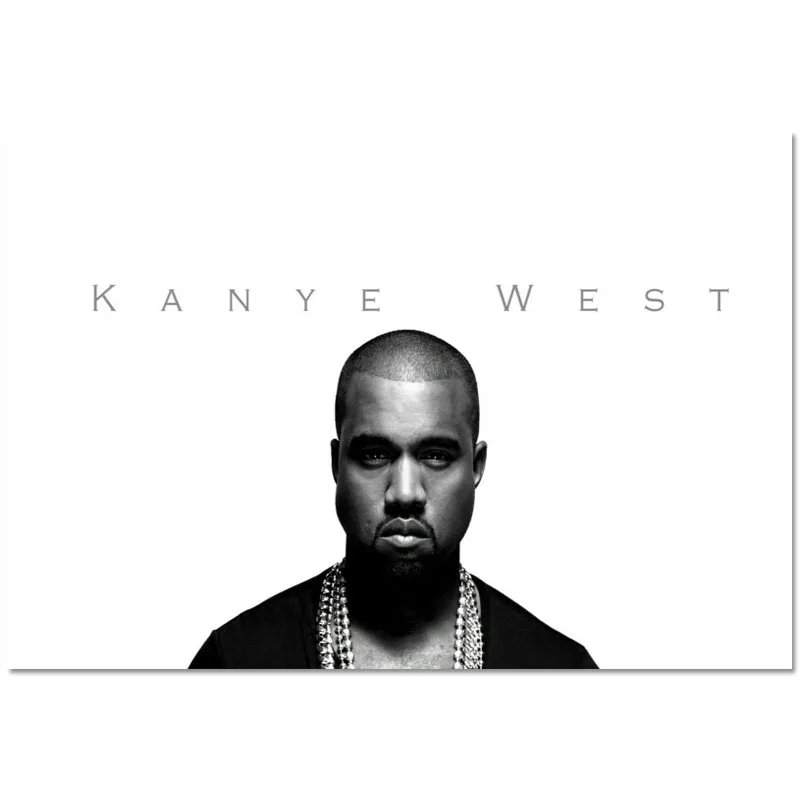 Пользовательский певец музыкальный продюсер бизнесмен Канье Запад картина для