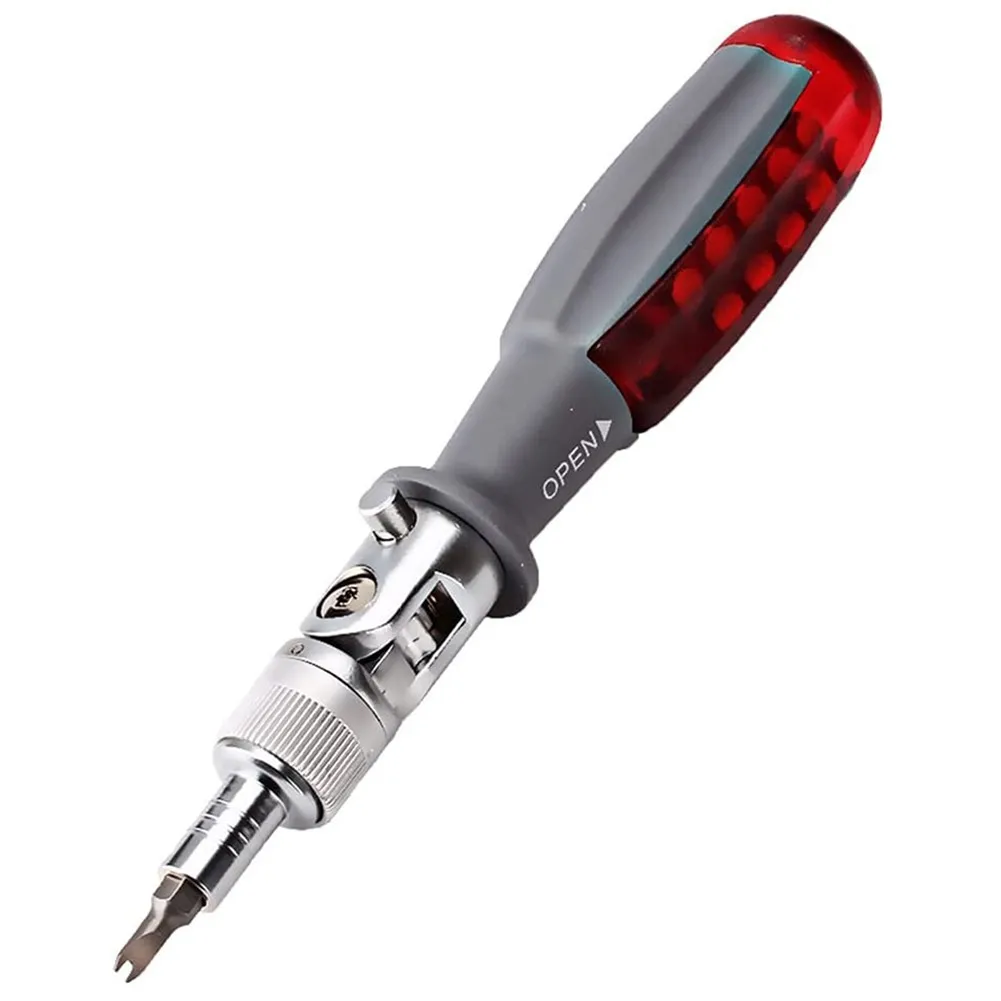 

11 In 1 Multi-angle Foldable Ratchet Screwdriver Torx Multi-Bit Screw Driver Electrician Disassembly Hand To Screwdrivers