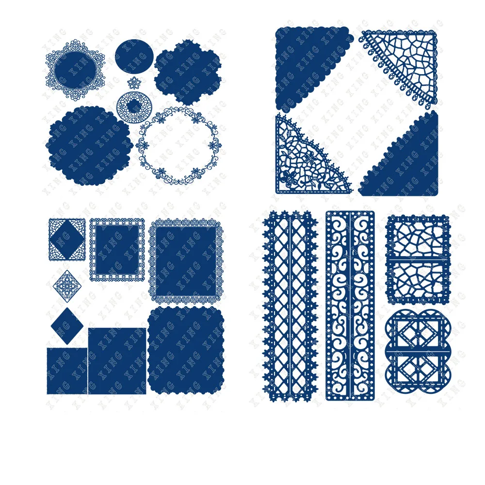 

Pieces Corral Pieces Plaza Lace Metal Cutting Dies for Diy Scrapbooking Crafts Maker Photo Album Template Handmade Decoration