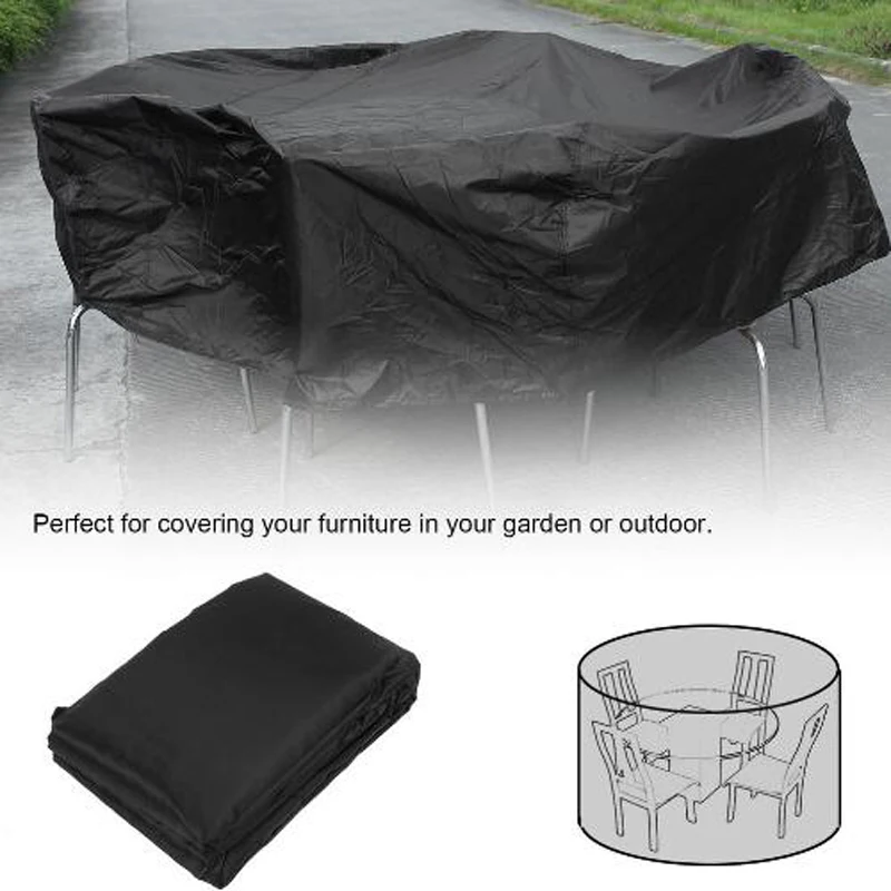 Открытый круглый стол пылезащитный чехол открытый садовый крышка