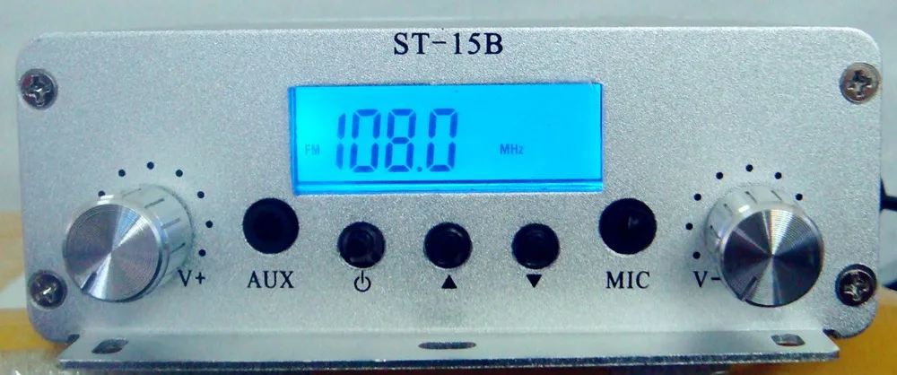 Полный комплект ST-15B 15 Вт 12 В 5A 87 МГц-108 МГц FM трансмиттер для вещания Стерео PLL fm