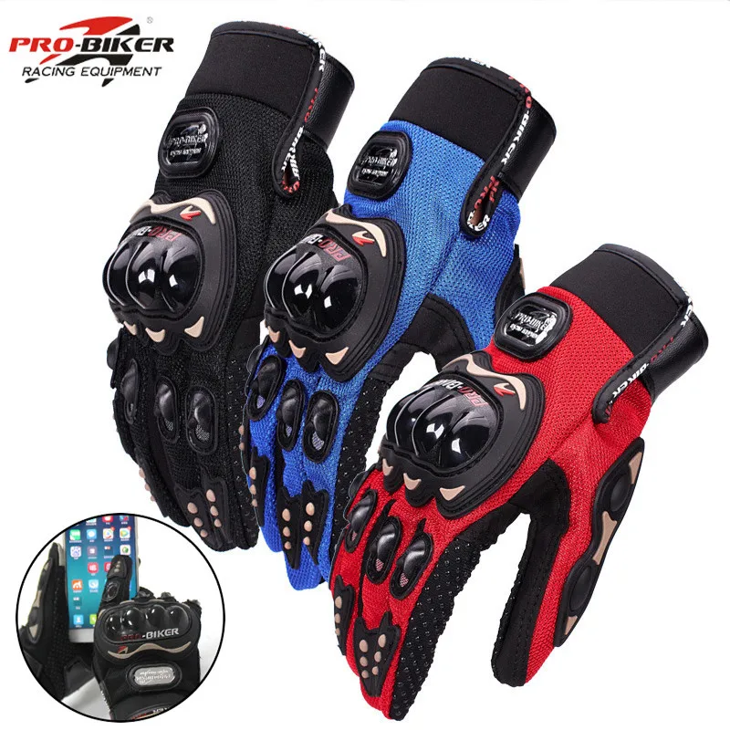 

gloves PRO finger motorcycle glove full luvas motorcross GLOVE women guantes cycling waterproof bicycle moto biker man biker glo