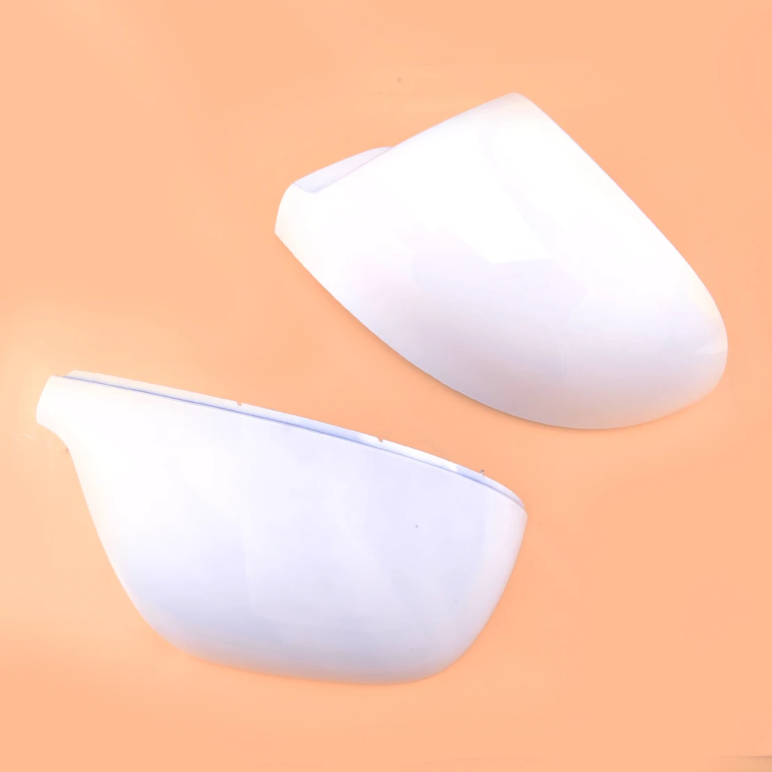 

1 Pair Left & Right Car Wing Mirror Cover Cap E1857527F 7E1857528F fit for VW Transporter T5 T6
