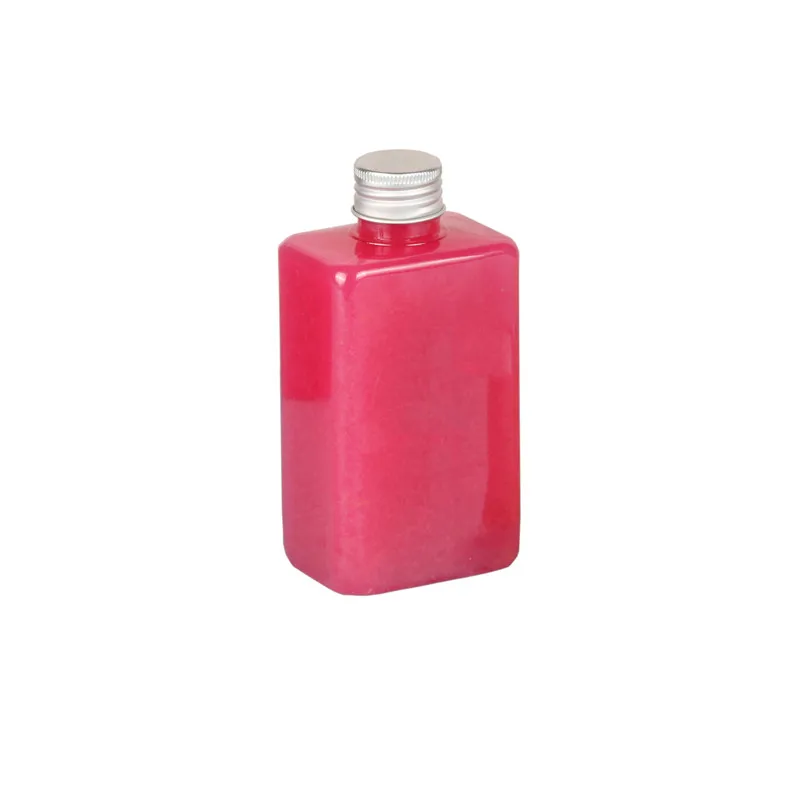 

25pcs Net red milk tea cup clear square plastic bottles 300ml juice ice coffee cold drink bottle birthday party favors drink cup