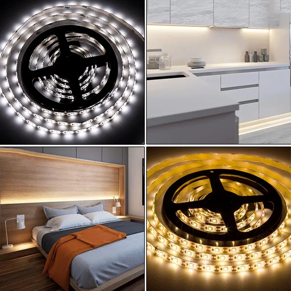 4/5 м 2835 водонепроницаемый Светодиодные ленты светильник ремень USB DC12V гибкий