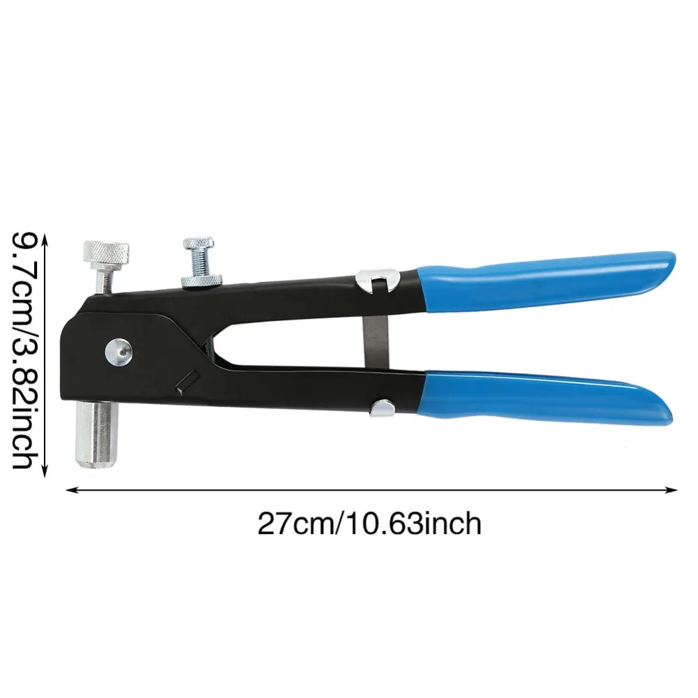 

86pcs Blind Rivet Gun Heavy Duty Nut Rive Tool Threaded Insert Hand Riveting Kit M3-M8 Rivet Nuts Nail Gun Household Repair Tool