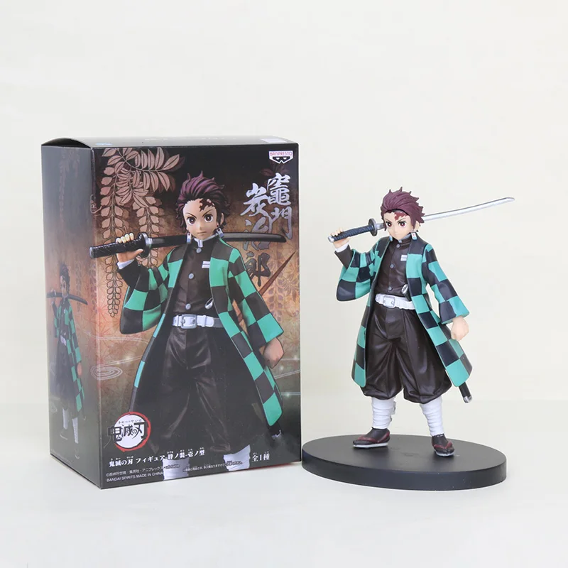 1 in box 16 см фигурка убийцы демона Kamado Tanjirou Kamado Nezuko Agatsuma Zenitsu Hashibira Inosuke Kimetsu no Yaiba ПВХ фигурка игрушки - Цвет: 1 in box