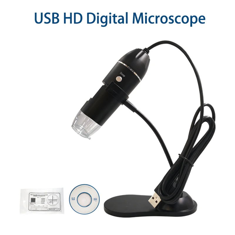 

Портативный металлический микроскоп Lefavor 500X-1500X