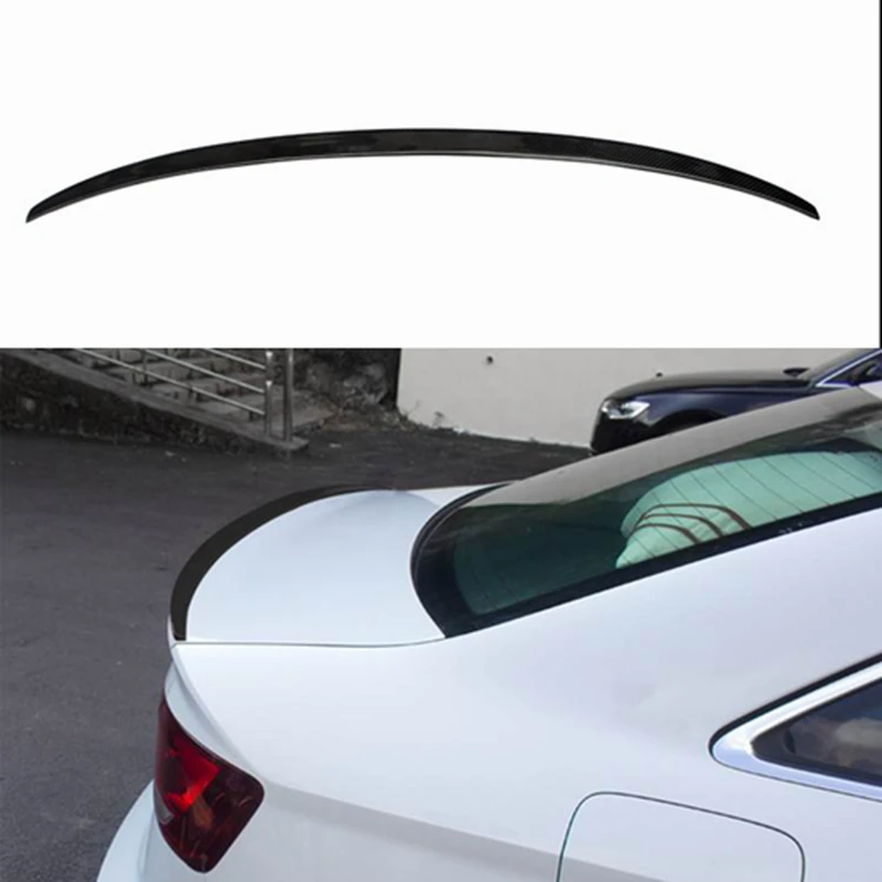 

C7 A6 Spoiler S6 Style Carbon Fiber Spoiler Rear Trunk Wing For Audi A6 C7 / 4G 2012 - UP Fit 4-Door Sedan Only