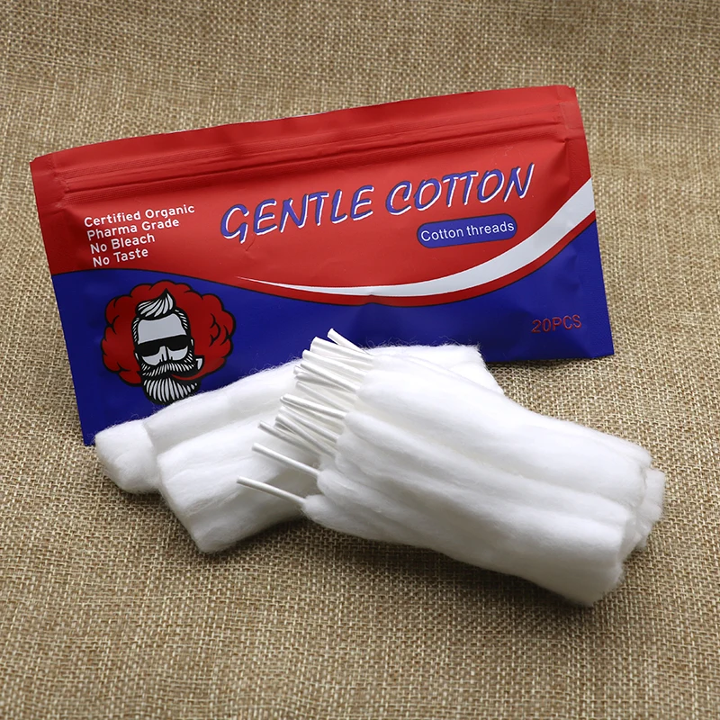 

New hot Vivismoke gentle cotton threads or long fiber for 6 meters long fiber cotton E-cigarette accessory for RDA/RTA/RDTA Vape