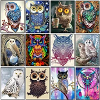 unique gift 5d diamond embroidery diamond complete kit novelty owl kids gifts paintings on the wall diamonds for crafts needle