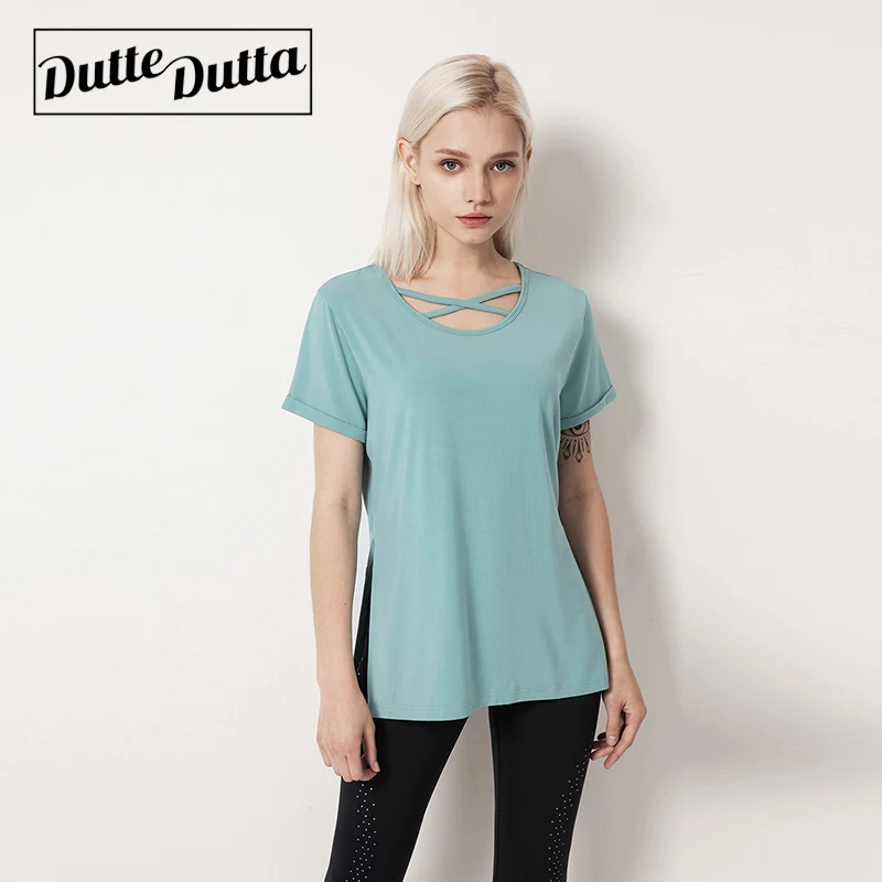 Сексуальный женский спортивный жилет свободная женская рубашка для йоги