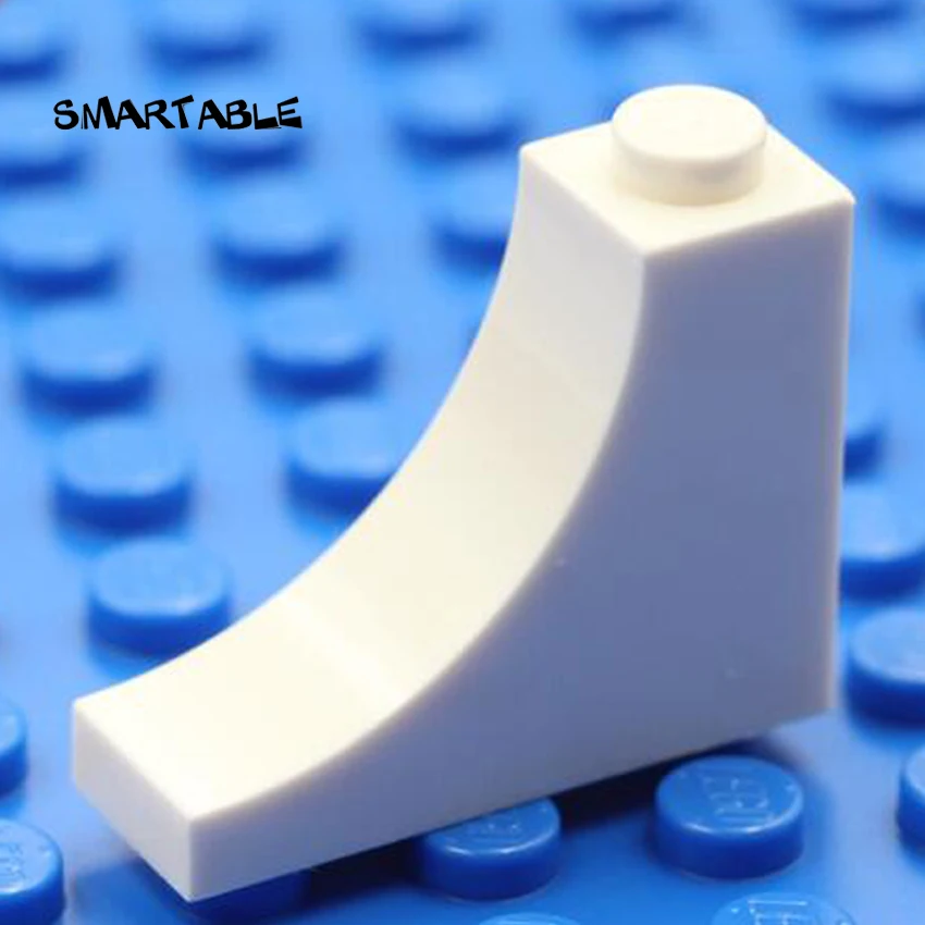 Smartable склон изогнутый полый 1x3x2 строительные блоки MOC части DIY игрушки для стула