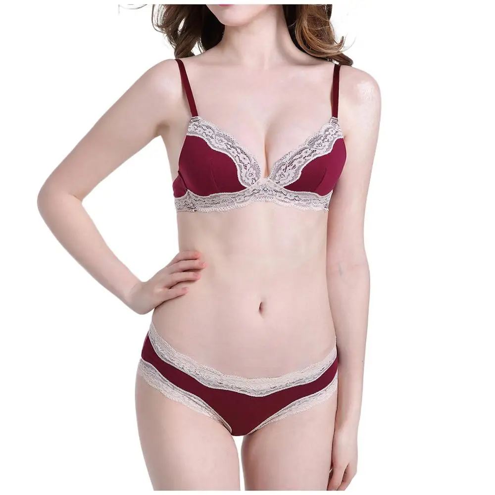 Сексуальный кружевной бюстгальтер комплект нижнего белья Модный женский