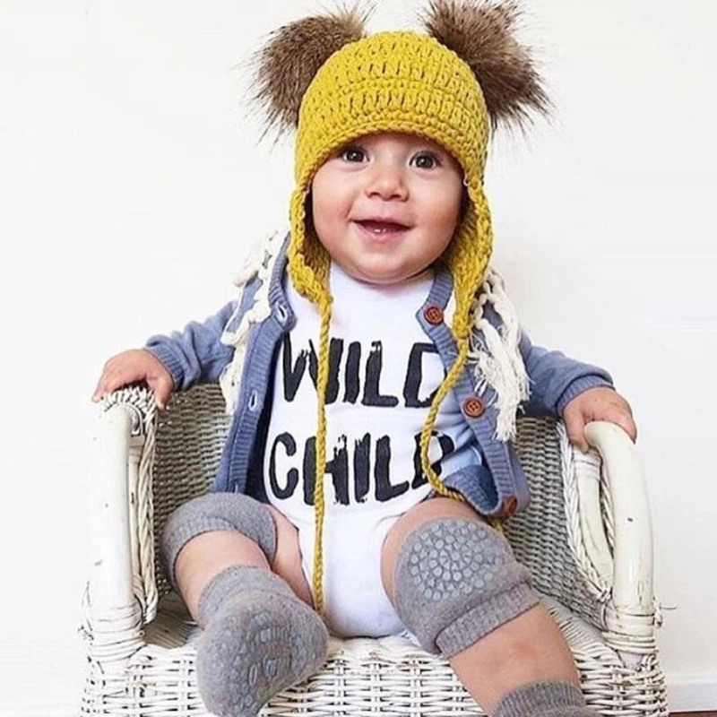 

1 Set Baby Knee Pads Socks Set Safety Crawling Protective Infants Toddlers Baby Leg Warmers 1-3 Years