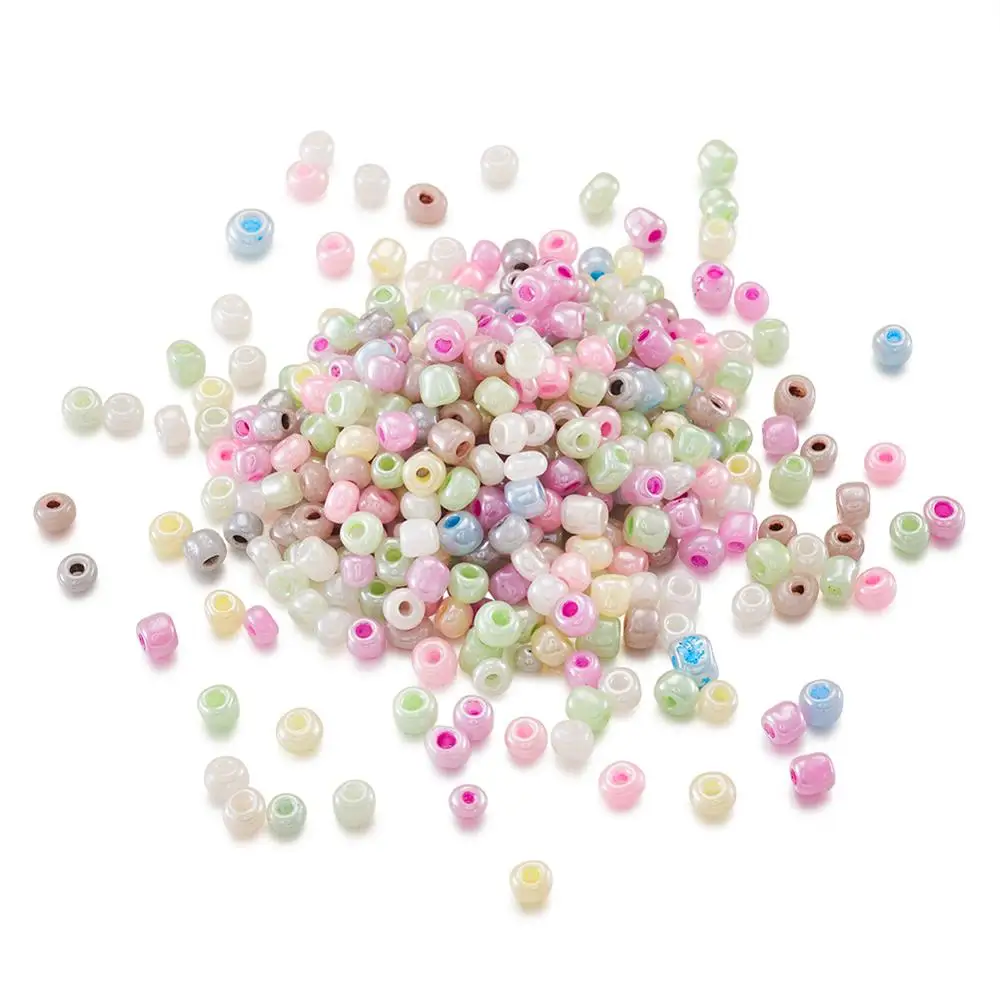 

pandahall 2/3/4mm 6/0 8/0 12/0 Glass Beads Seed bead for jewelry making necklace bracelet Accessories Multicolor Wholesale F65