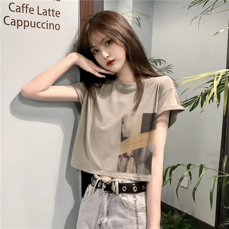 

Summer 2021 new Korean style short sleeve T-shirt
