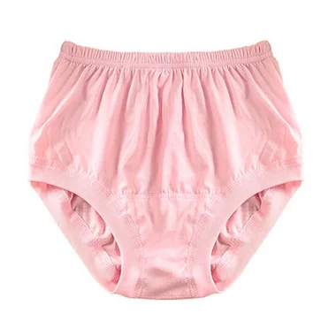 Pink Женское нижнее белье из чистого хлопка, большие размеры, с высокой талией, женские дышащие удобные трусики, свободные микро-трусы розового цвета - Цвет: Pink