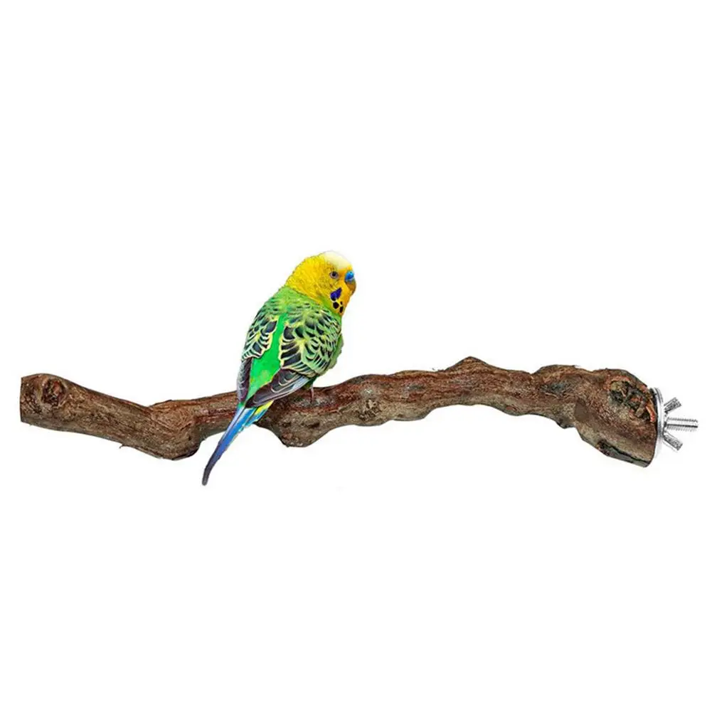

Wooden Bird Stand Perch Bird Parrot Natural Stand Stick Pole Vine Branch Cage Accessories Bird Supplies Parrots Toys Stand Rod