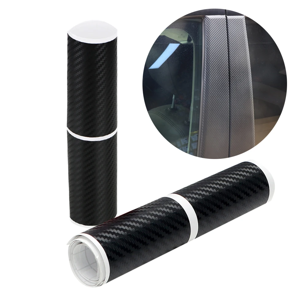 4 шт./компл. наклейка из углеродного волокна с защитой от царапин|Наклейки на