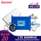 Повторитель сигнала Lintratek 4G LTE 800 с ЖК-дисплеем, 800 МГц, 6,7 МГц