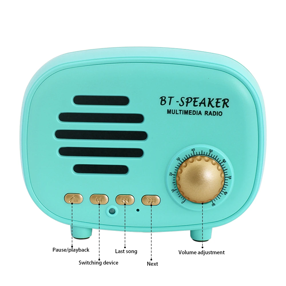 CHYI Мини Портативный Bluetooth FM радио динамик s милый подарок для детей беспроводной