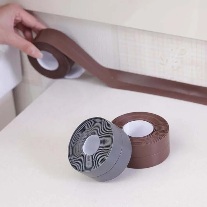 

3.2M Bathroom Shower Sink Bath Sealing Strip Tape White PVC Self Adhesive Waterproof Wall Sticker For Bathroom Kitchen 3.8/2.2cm