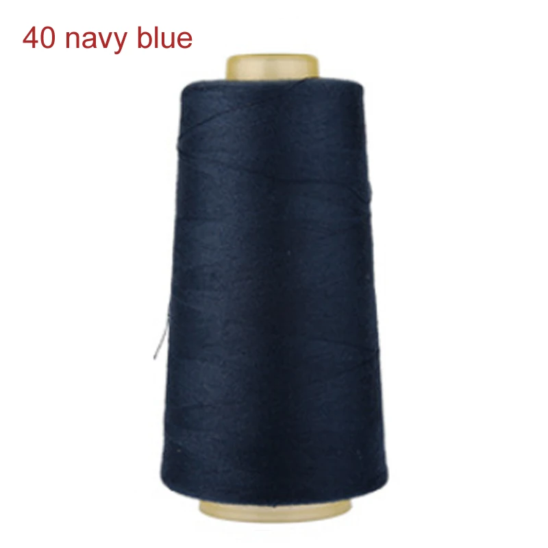 40 navy blue 3000 ярдов Длина швейная нить 40 S/2 нити полиэфирная нить многоцветная катушка Швейные аксессуары - Цвет: 40 navy blue