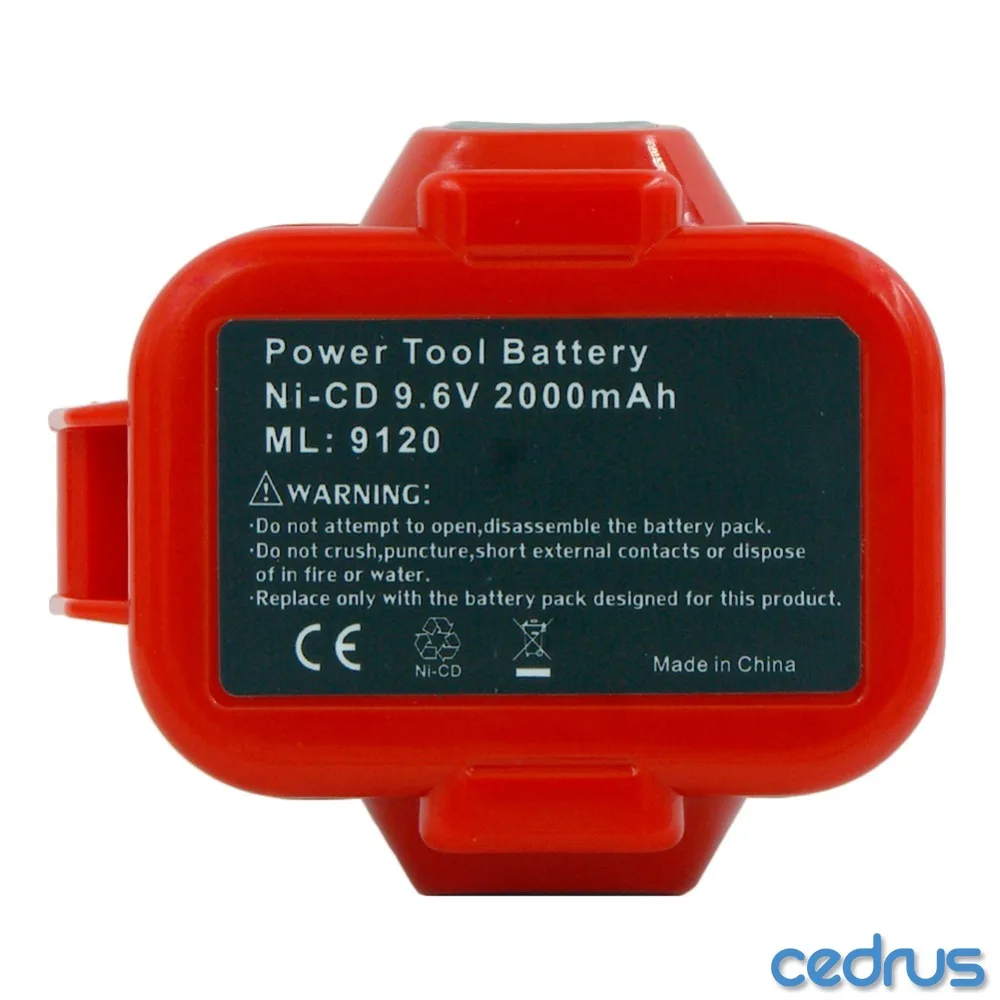 

Power Tools Rechargeable Battery 2Ah Nicd for Makita 9.6V Battery PA09 9100 9122 9134 9135 9120 cordless screwdriver batteries