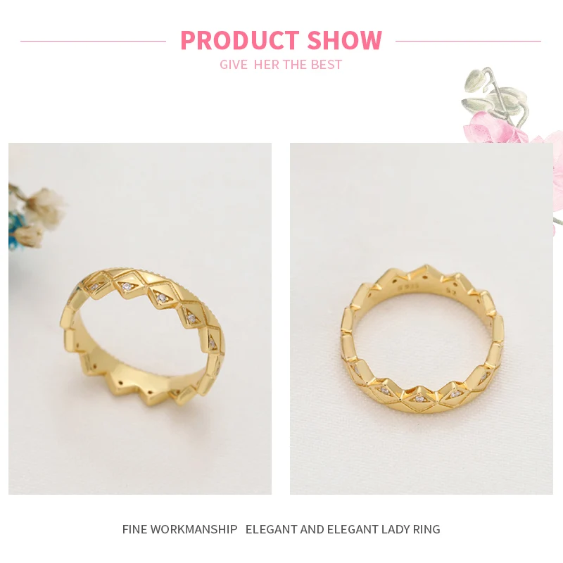 

MISSITA Classic Gold Exotic Crown Rings for Women Wedding Finger Ring Gift Brand Ladies Fashion Jewelry anillos mujer