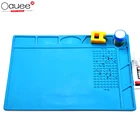 Теплоизоляционный рабочий коврик 32*23 см, термостойкая паяльная станция, антистатический коврик для ремонта, изоляционный коврик, инструменты для ремонта телефонов