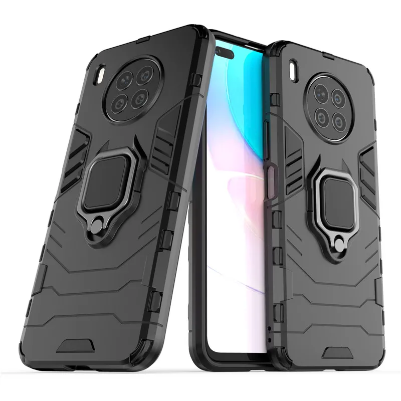 Funda para Huawei Honor 7C, AUM-L41 10X Lite 8X Max, soporte de anillo, funda de tel&eacute;fono para Honor 7C, versi&oacute;n rusa, 5,7 pulgadas-2