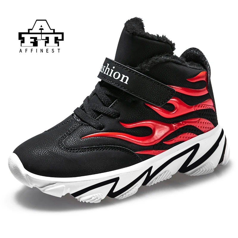 Брендовая спортивная обувь для мальчиков зимние ультралегкие водонепроницаемые