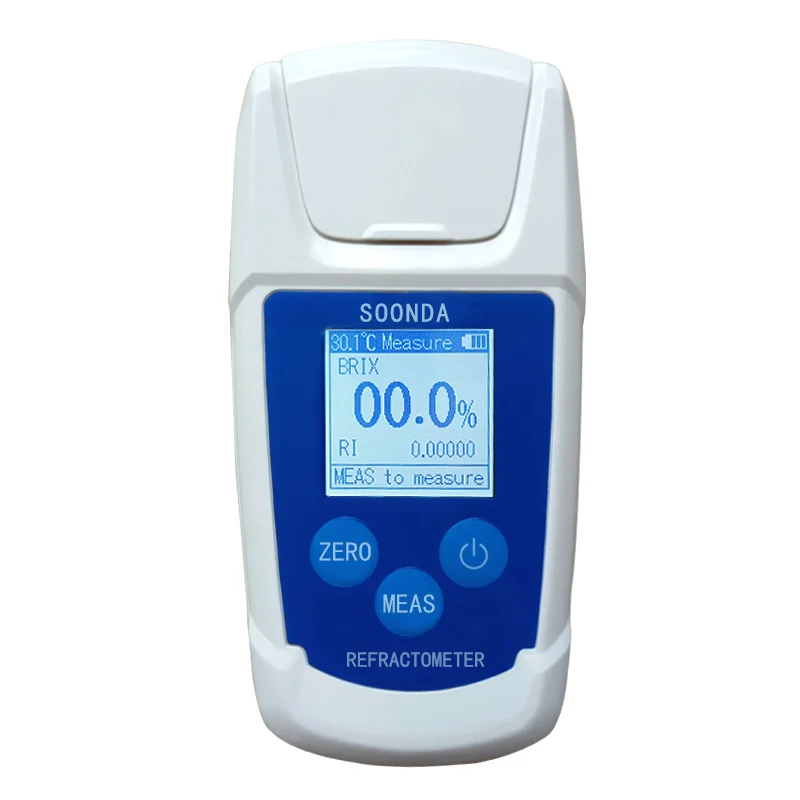

0-94% Auto Refractometer Sugar 0.1% Resolution Brix Meter Tester For Honey Braga Fruit Juice Beer Drink Sugar Content Hydrometer