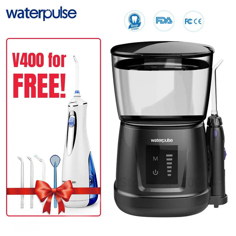 Waterpulse V700P 10 шт. струйные наконечники для воды 1000 мл емкость ирригатор полости рта