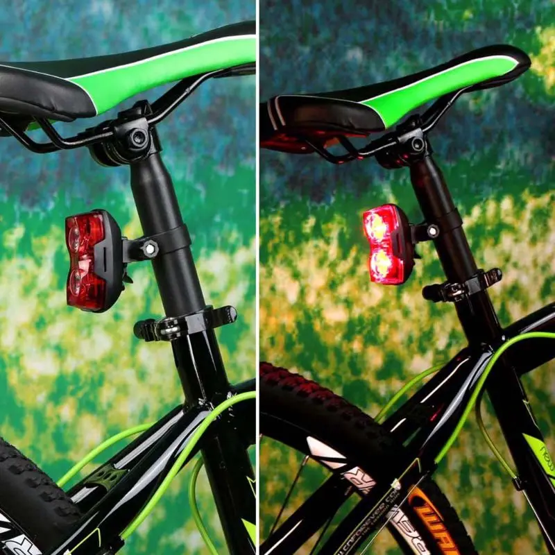 

Night Cycling Super Bright 1 LED Rear Light Warning Safety Bike Taillights