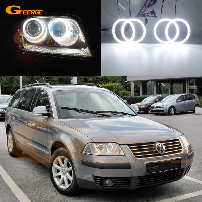 Для Volkswagen VW Passat Facelift B5.5 2001 2002 2003 2004 2005 ультра яркий SMD СВЕТОДИОДНЫЙ ангельские