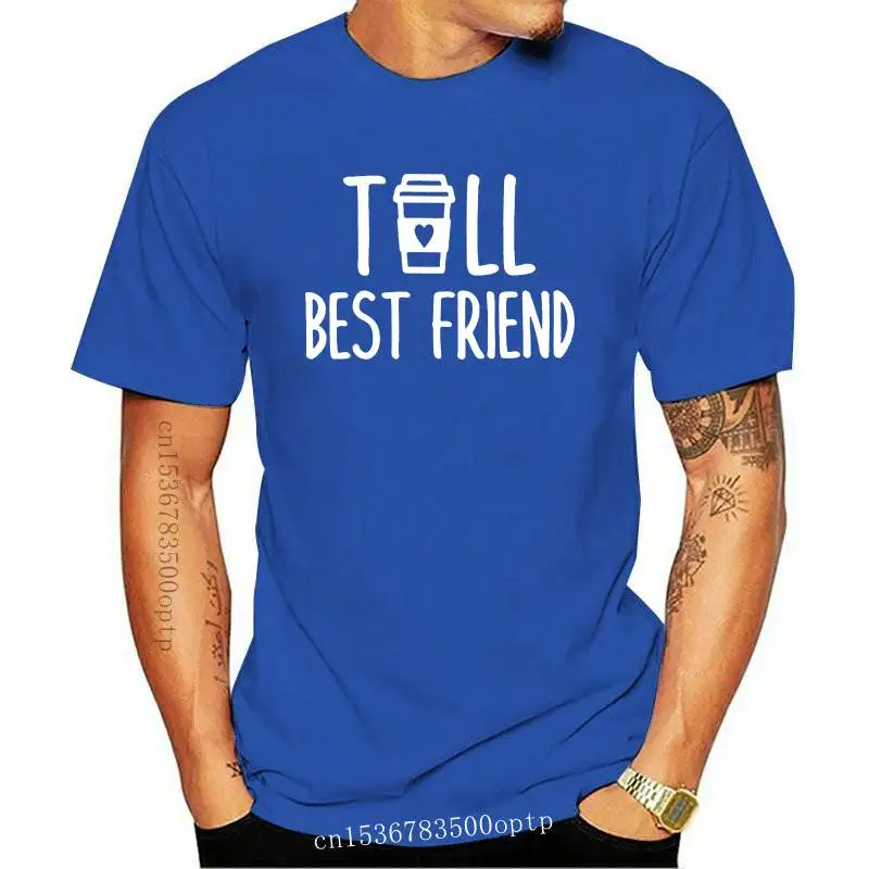 Новинка высокий и короткий подарок лучшему другу женская футболка хлопковая
