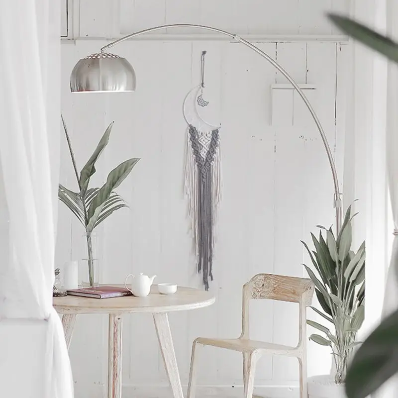 

Handmade Moon Woven Dreamcatcher Boho Macrame Wall Hanging Tapestry Home Decor 37MF