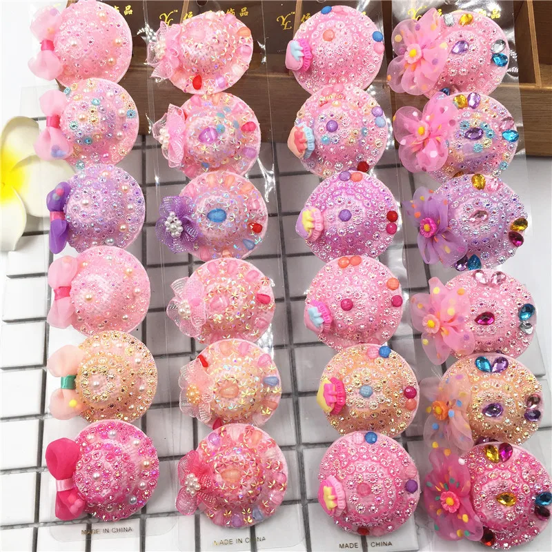 

24 шт., заколки для волос для девочек