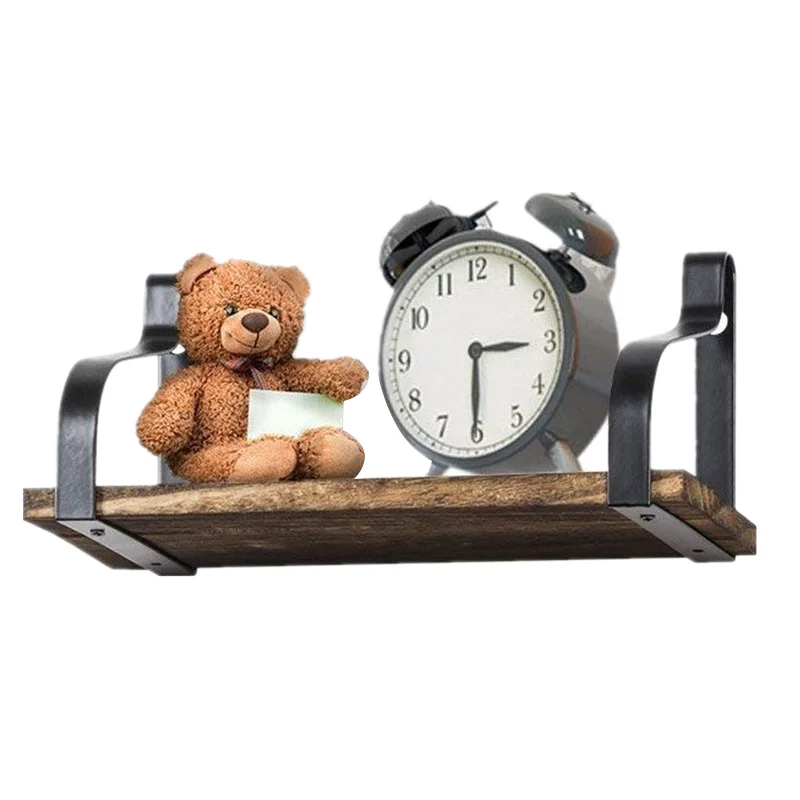 Настенная подвесная полка из 3 предметов деревянная стеллаж для хранения с