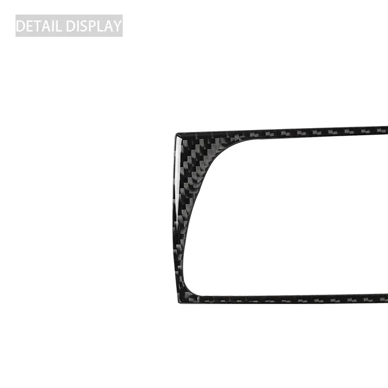 

For Audi A4 B8 2009 2010 2011 2012 2013 2014 2015 Carbon Fiber Middle Console Air Vent Outlet Cover Trim