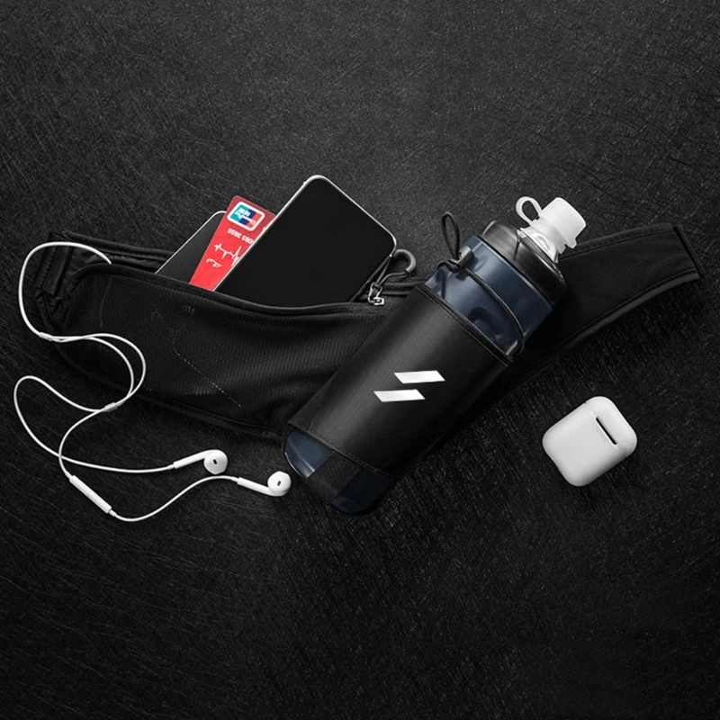 

Nylon Cover Pearl Cotton Filling Sports Water Bottle Waist Bag Bike Kettle Pack Belt Bicycle Cycling Running Climbing Gym T8NC