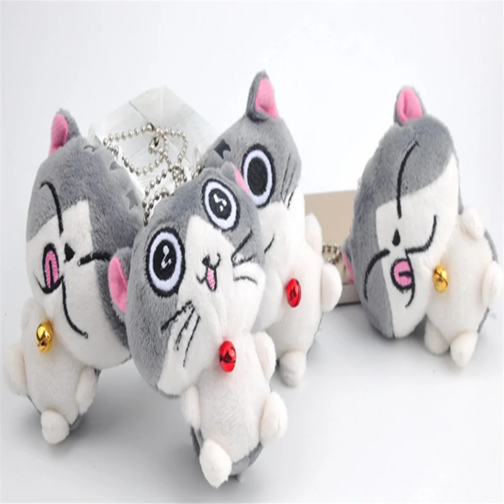 Новинка 7 см 4 характеристики плюшевая игрушечная фигурка кошки мягкая кукла