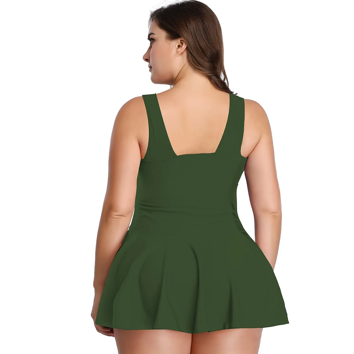 

8XL 10XL Women Tankini Plus Size 6XL Swimwear Swimsuit V-neck Black Blue Red Two Piece Bathing Suit Large Swim dress Tankinis