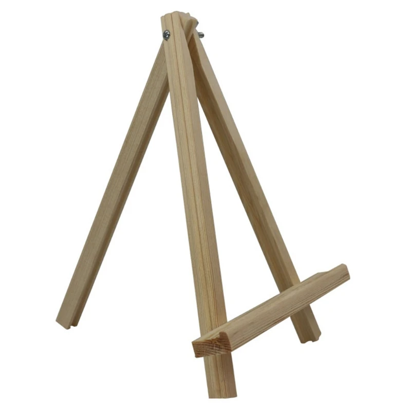 

2021 New Single Side Mini Wooden Tripod Blackboard Message Sign Note Marker Chalkboard