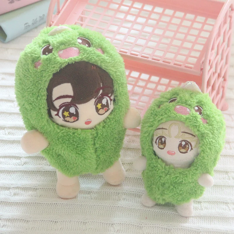 

15cm Idol Plush Doll One-piece Suit Dinosaur Clothes 20cm Baby Toy Suit 15cm Puppet Clothes Idol Christmas Gifts