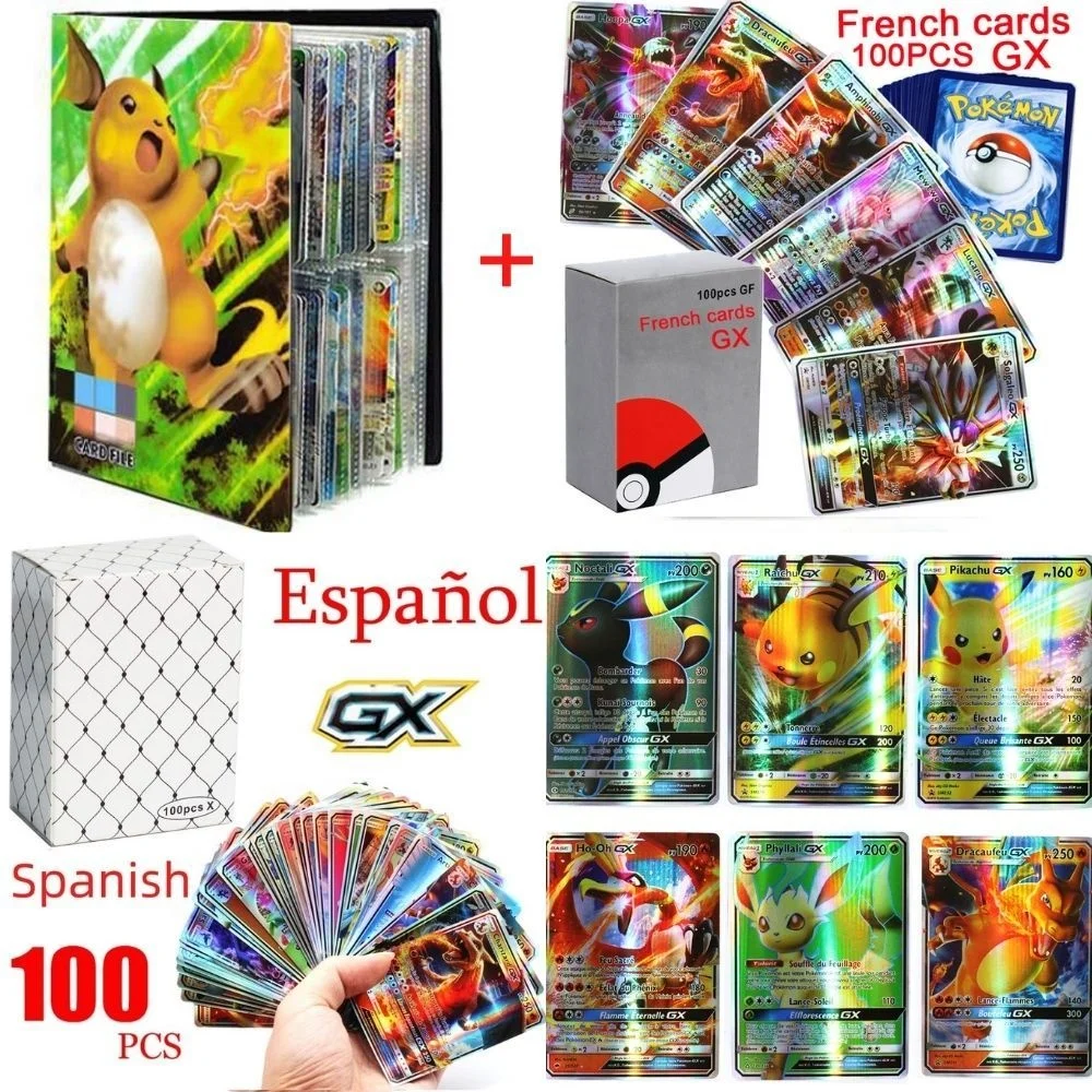 

Коллекционная игрушка 240 года, альбом для карт Pokemon, испанская/французская карточка, альбом для карт Pokemon, Самые продаваемые игрушки